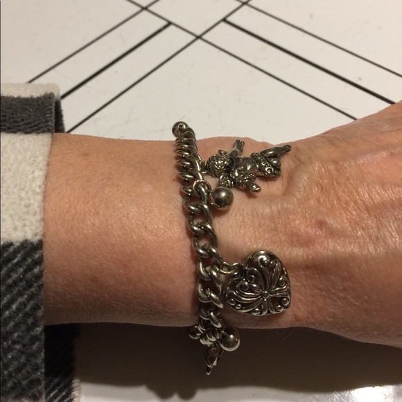 Angels and hearts charm bracelet - Picture 3 of 4